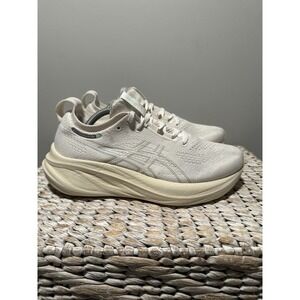 Asics Gel-Cumulus 26 Womens Size 7.5 White Beige Athletic Running Shoes Sneakers